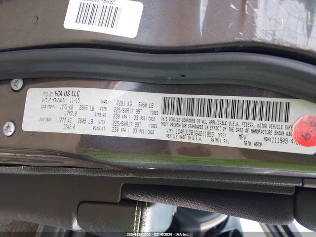 1C4PJLCB1GW211855 Jeep Cherokee Latitude