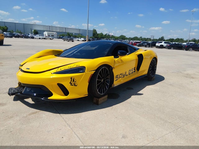 2021 Mclaren Gt Coupe მანქანა იყიდება აუქციონზე, vin: SBM22GCAXMW001327, აუქციონის ნომერი: 44360190
