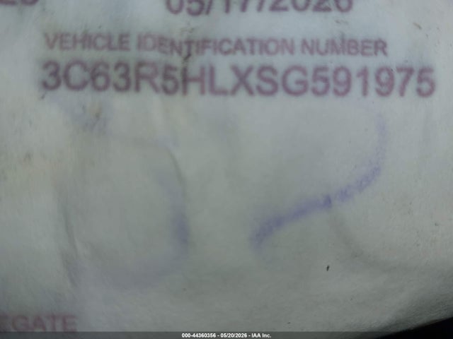 44360356 :رقم المزاد ، 3C63R5HLXSG591975 vin ، 2025 Ram 2500 Tradesman  4x4 8' Box مزاد بيع