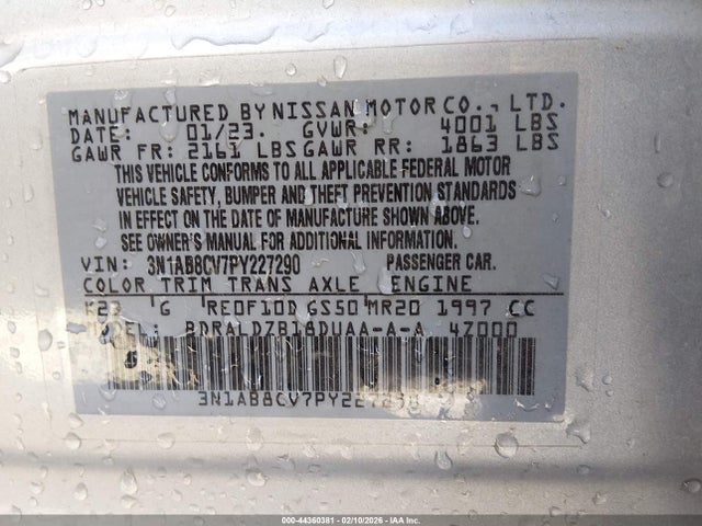 Nissan Sentra Sv Xtronic Cvt 2023 3N1AB8CV7PY227290 Image 9