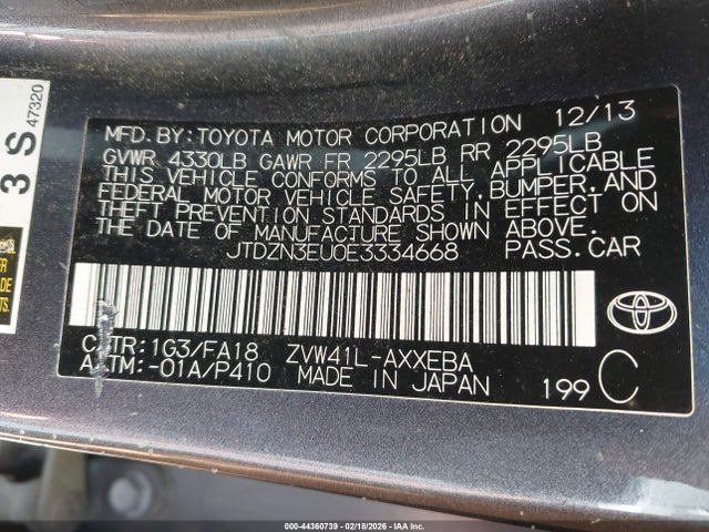 Toyota Prius V Three 2014 JTDZN3EU0E3334668 Image 9