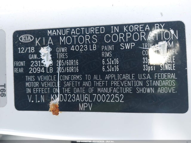 2020 KIA SOUL KNDJ23AU6L7002252 Photo 8