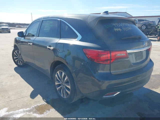 2016 Acura Mdx Technology   Acurawatch Plus Packages/technology Package მანქანა იყიდება აუქციონზე, vin: 5FRYD4H49GB024393, აუქციონის ნომერი: 44360892