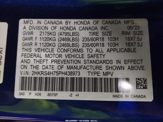 2023 HONDA CR-V 2HKRS4H75PH438973 Photo 8