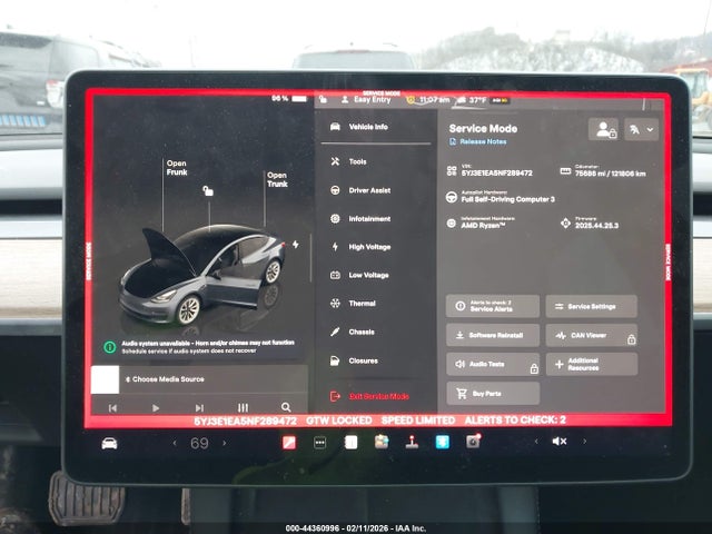 2022 TESLA MODEL 3 5YJ3E1EA5NF289472 Photo 6