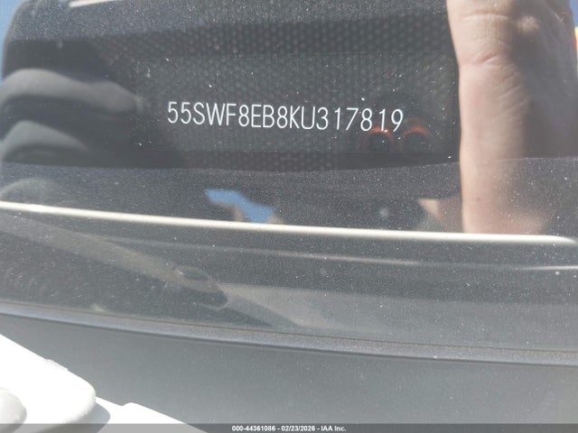 2019 Mercedes-benz C 300 4matic მანქანა იყიდება აუქციონზე, vin: 55SWF8EB8KU317819, აუქციონის ნომერი: 44361086