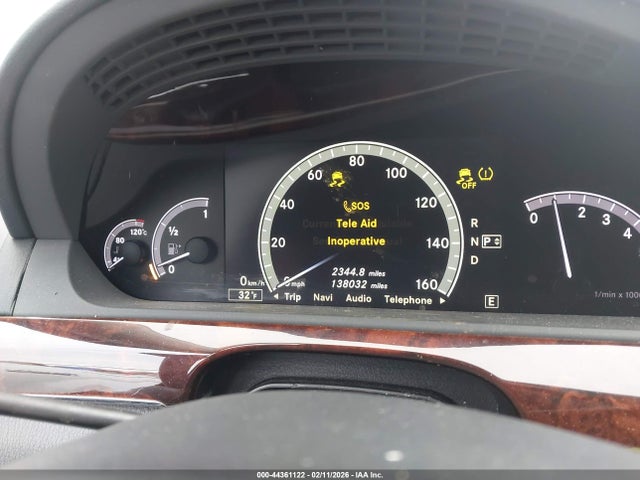 44361122 :رقم المزاد ، WDDNG9EB0CA428901 vin ، 2012 Mercedes-benz S 550 4matic مزاد بيع