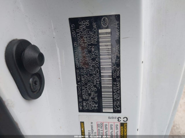 2015 LEXUS RC 350 JTHHE5BC2F5006174 Photo 8