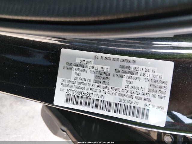 2021 MAZDA CX-9 JM3TCBCY6M0542007 Photo 8