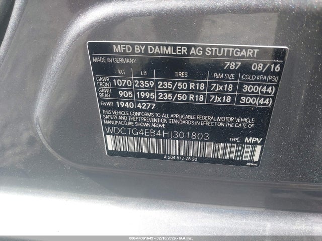 2017 MERCEDES-BENZ GLA 250 WDCTG4EB4HJ301803 Photo 8