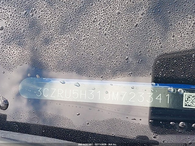 3CZRU5H31JM723341 Honda HR-V LX