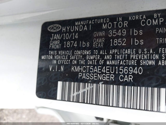 Hyundai ACCENT GS 2014 KMHCT5AE4EU156940 Image 9