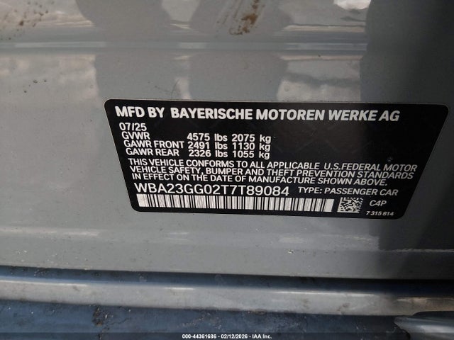 Продаж на аукціоні авто 2026 Bmw 228 Gran Coupe Xdrive, vin: WBA23GG02T7T89084, номер лоту: 44361686