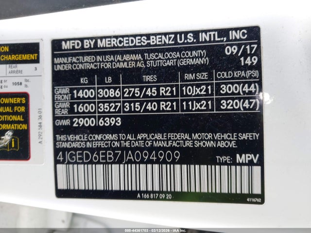 2018 MERCEDES-BENZ AMG GLE 43 COUPE 4JGED6EB7JA094909 Photo 8