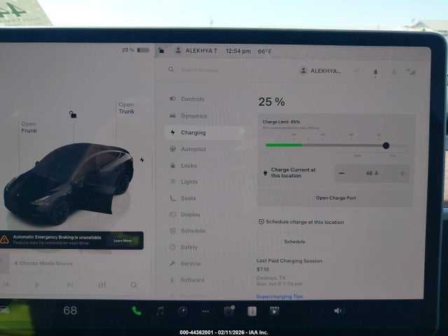 44362001 :رقم المزاد ، 7SAYGDEE0PA178013 vin ، 2023 Tesla Model Y Awd/long Range Dual Motor All-wheel Drive مزاد بيع