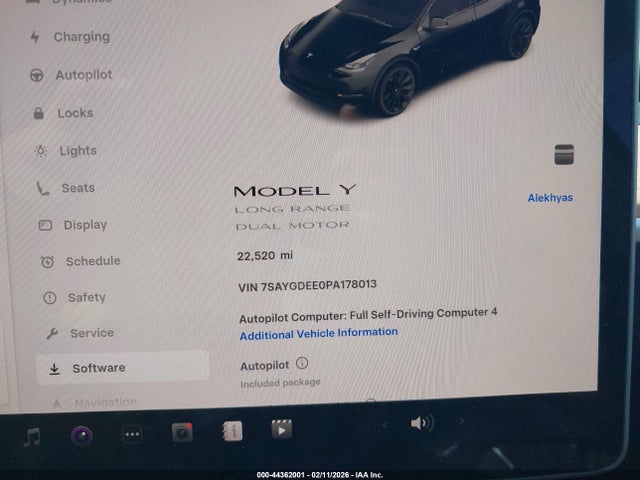 2023 TESLA MODEL Y 7SAYGDEE0PA178013 Photo 6