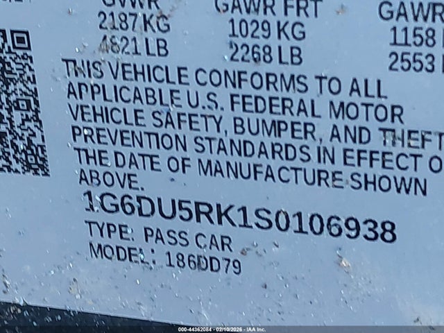 2025 CADILLAC CT5 1G6DU5RK1S0106938 Photo 8