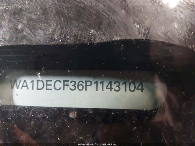 2023 Audi Q3 Premium 45 Tfsi S Line Quattro Tiptronic მანქანა იყიდება აუქციონზე, vin: WA1DECF36P1143104, აუქციონის ნომერი: 44362142