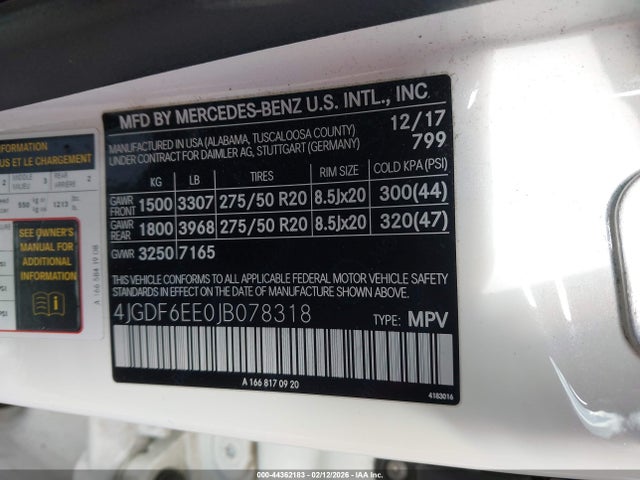 2018 MERCEDES-BENZ GLS 450 4JGDF6EE0JB078318 Photo 8