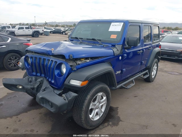 2018 Jeep Wrangler Unlimited Sport S 4x4 მანქანა იყიდება აუქციონზე, vin: 1C4HJXDN6JW254647, აუქციონის ნომერი: 44362222