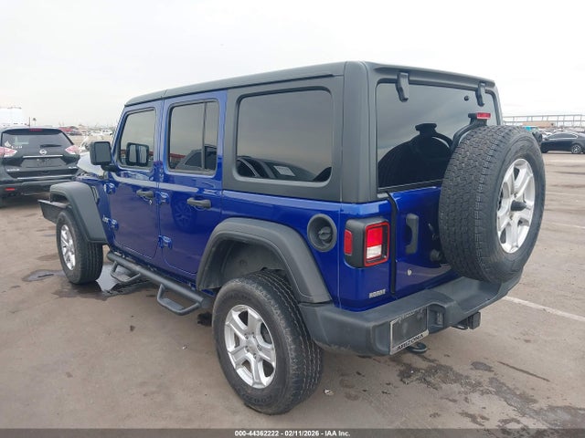 2018 Jeep Wrangler Unlimited Sport S 4x4 მანქანა იყიდება აუქციონზე, vin: 1C4HJXDN6JW254647, აუქციონის ნომერი: 44362222