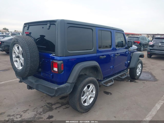 2018 Jeep Wrangler Unlimited Sport S 4x4 მანქანა იყიდება აუქციონზე, vin: 1C4HJXDN6JW254647, აუქციონის ნომერი: 44362222