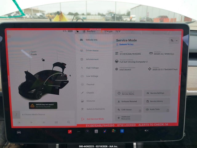 2020 TESLA MODEL 3 5YJ3E1EA8LF645295 Photo 6