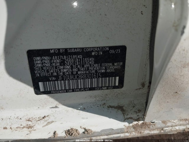 Aukcja sprzedaży 2024 Subaru Impreza Rs 5-door, vin: JF1GUHJC8R8301615, numer aukcji: 44362297