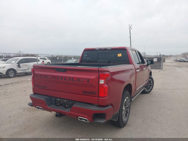 2022 Chevrolet Silverado 1500 4wd  Short Bed High Country მანქანა იყიდება აუქციონზე, vin: 1GCUDJET2NZ507743, აუქციონის ნომერი: 44362332