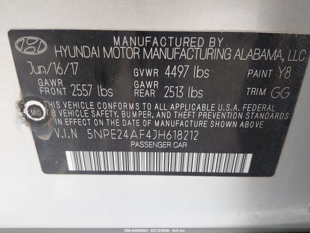 Hyundai SONATA SE 2018 5NPE24AF4JH618212 Image 9