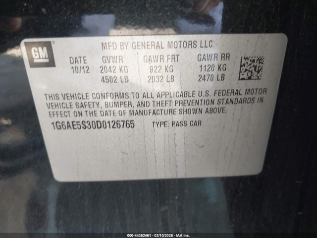 2013 CADILLAC ATS 1G6AE5S30D0126765 Photo 8