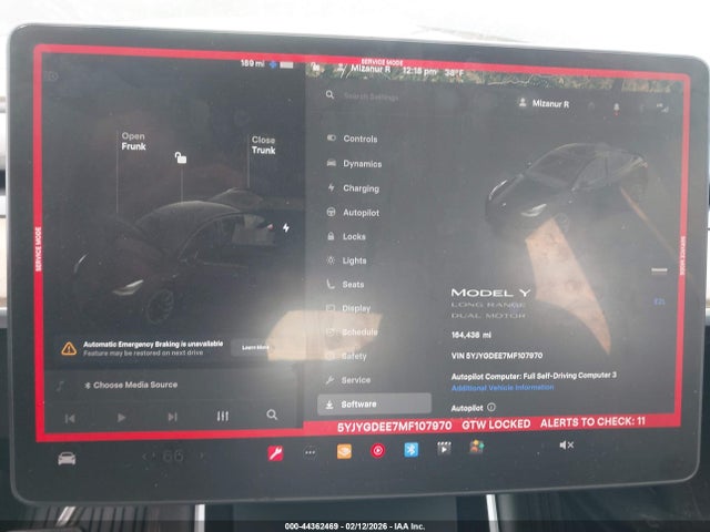 2021 TESLA MODEL Y 5YJYGDEE7MF107970 Photo 6