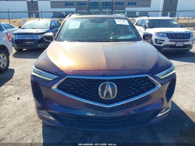 44362498 :رقم المزاد ، 5J8YE1H86NL035332 vin ، 2022 Acura Mdx Advance Package مزاد بيع