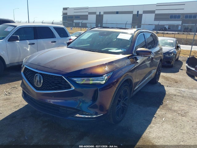 44362498 :رقم المزاد ، 5J8YE1H86NL035332 vin ، 2022 Acura Mdx Advance Package مزاد بيع