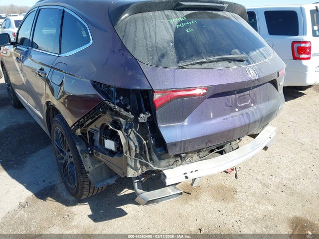 44362498 :رقم المزاد ، 5J8YE1H86NL035332 vin ، 2022 Acura Mdx Advance Package مزاد بيع