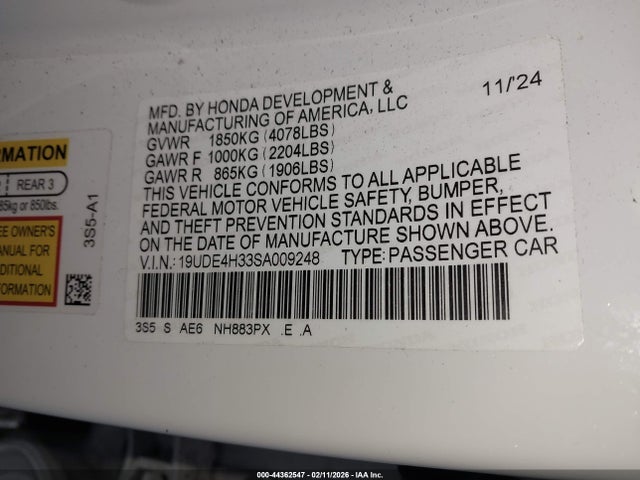 2025 ACURA INTEGRA 19UDE4H33SA009248 Photo 8