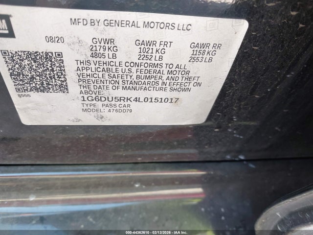 2020 CADILLAC CT5 1G6DU5RK4L0151017 Photo 8