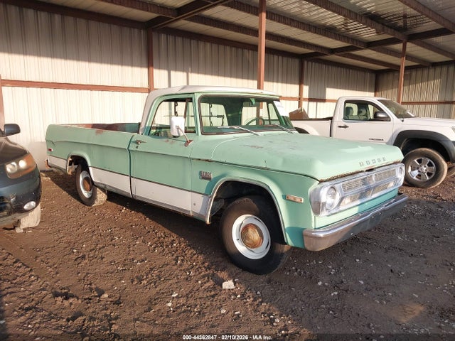 1971 Dodge D-series მანქანა იყიდება აუქციონზე, vin: D14AE1U351533, აუქციონის ნომერი: 44362847
