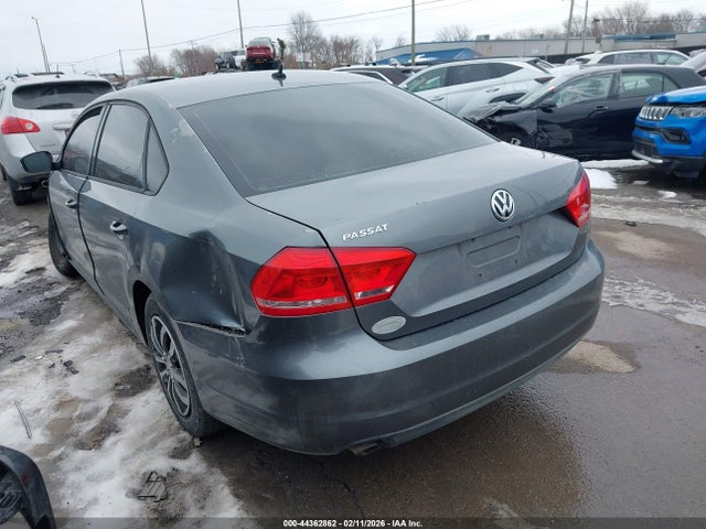 44362862 :رقم المزاد ، 1VWAP7A30DC078037 vin ، 2013 Volkswagen Passat 2.5l S مزاد بيع