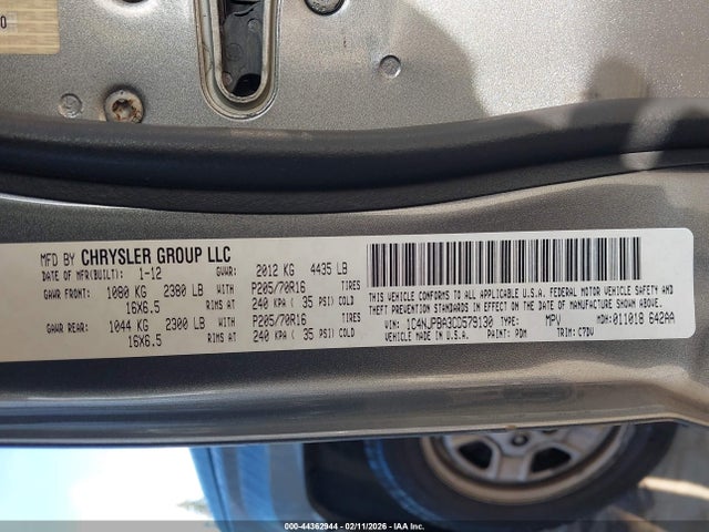 2012 JEEP PATRIOT 1C4NJPBA3CD579130 Photo 8
