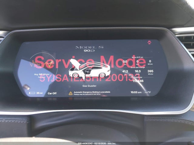 2017 TESLA MODEL S 5YJSA1E25HF200133 Photo 6