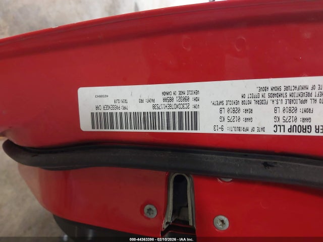 Aukcja sprzedaży 2014 Dodge Charger R/t Max, vin: 2C3CDXDT6EH117538, numer aukcji: 44363398
