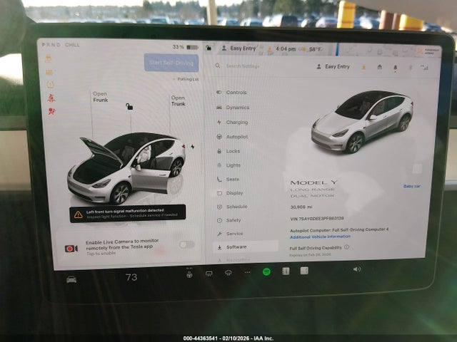 2023 TESLA MODEL Y 7SAYGDEE3PF863139 Photo 6
