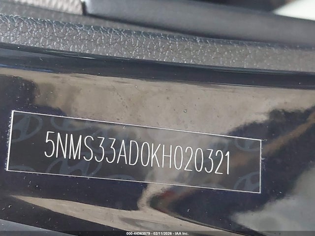 Hyundai Santa Fe Sel 2019 5NMS33AD0KH020321 Image 9