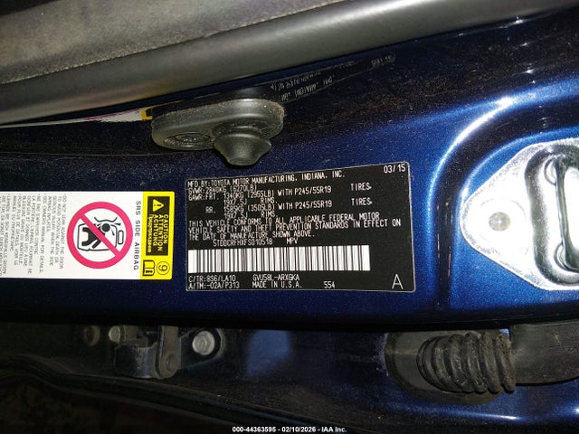 5TDDCRFHXFS010518 Toyota Highlander Hybrid Limited