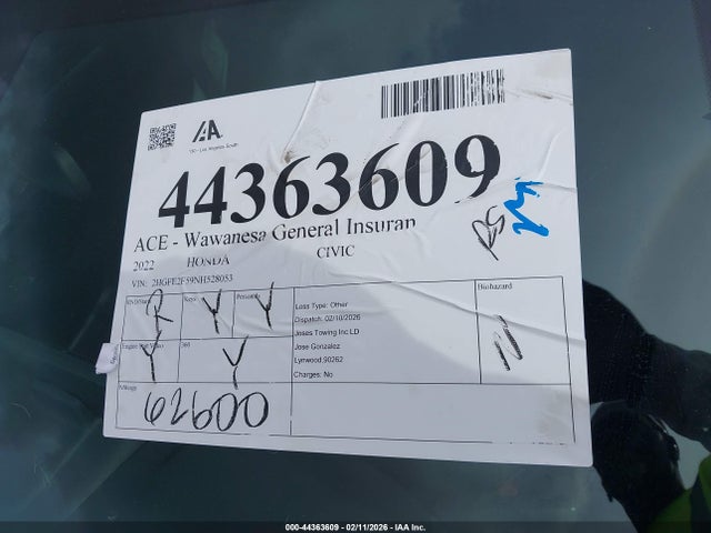 Honda Civic Sport 2022 2HGFE2F59NH528053 Image 17