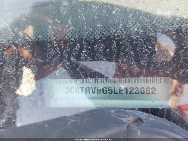 Продаж на аукціоні авто 2020 Ram Promaster 1500 High Roof 136 Wb, vin: 3C6TRVBG5LE123662, номер лоту: 44363655