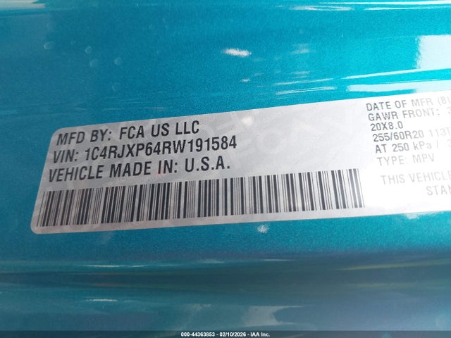 1C4RJXP64RW191584 Jeep Wrangler 4xe Sahara 4xe
