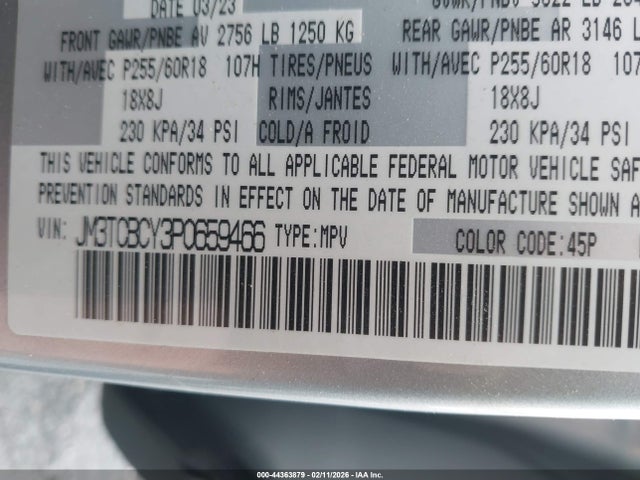 2023 MAZDA CX-9 JM3TCBCY3P0659466 Photo 8