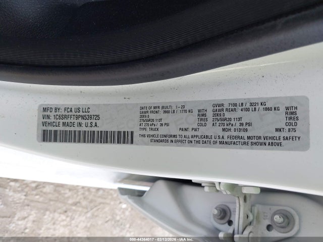 2023 RAM 1500 1C6SRFFT9PN539725 Photo 8